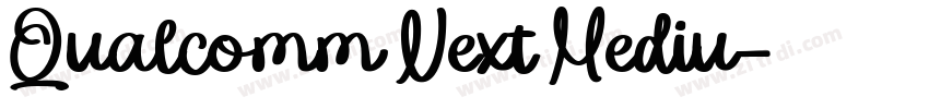 Qualcomm Next Mediu字体转换